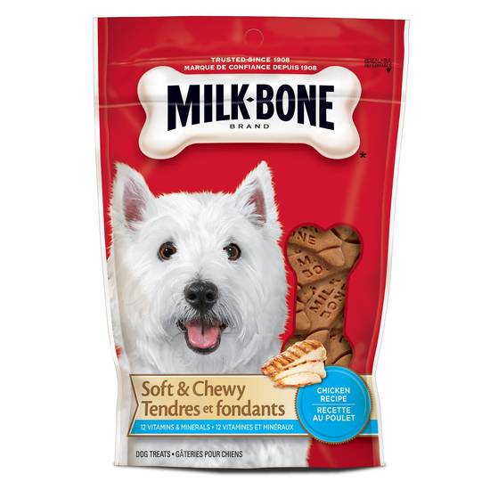 Milk-Bone Soft & Chewy Dog Treats (Flavor: Chicken, Color: Assorted, Size: 113 G)