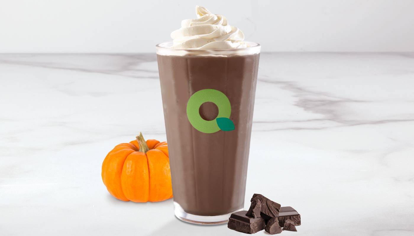 Frozen Pumpkin Mocha Hot Chocolate 16 oz