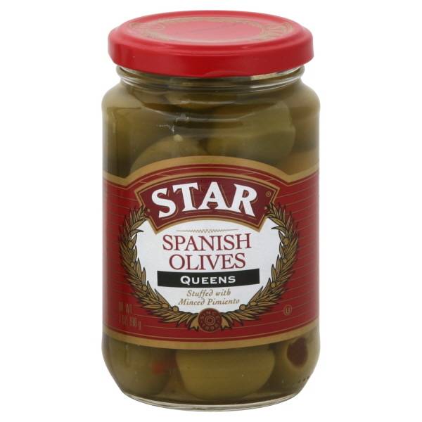 Star Pimiento Stuffed Queen Olives (7 oz)