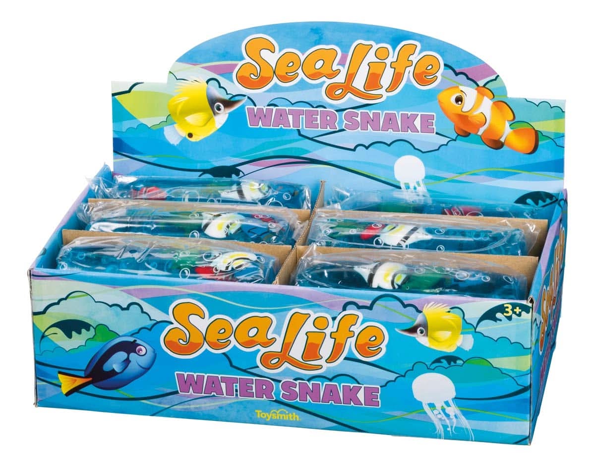 Toysmith 5-in Fish and Turtle Water Snake, Assorted Colors