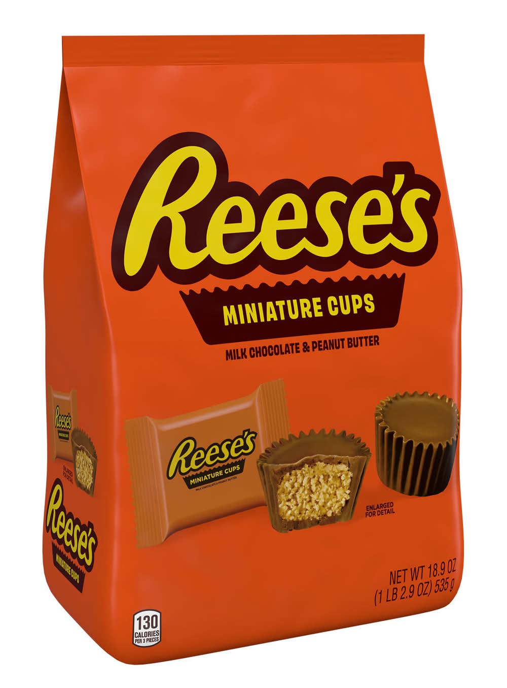 Reese's Miniatures Cups Candy Bag, Milk Chocolate & Peanut Butter (18.9 oz)