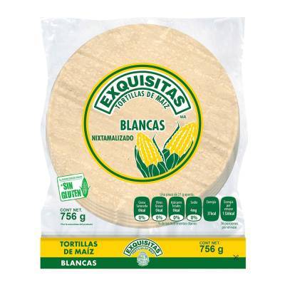 Exquisitas tortillas blancas (756 g)