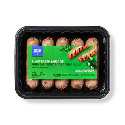 Tabitha Brown Jalapeno Cilantro Plant Based Sausage (14 oz, 5 ct)