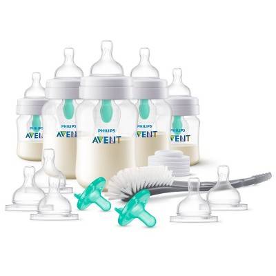 Avent Philips Anti-Colic Baby Bottle With Air-Free Vent Newborn Gift Set