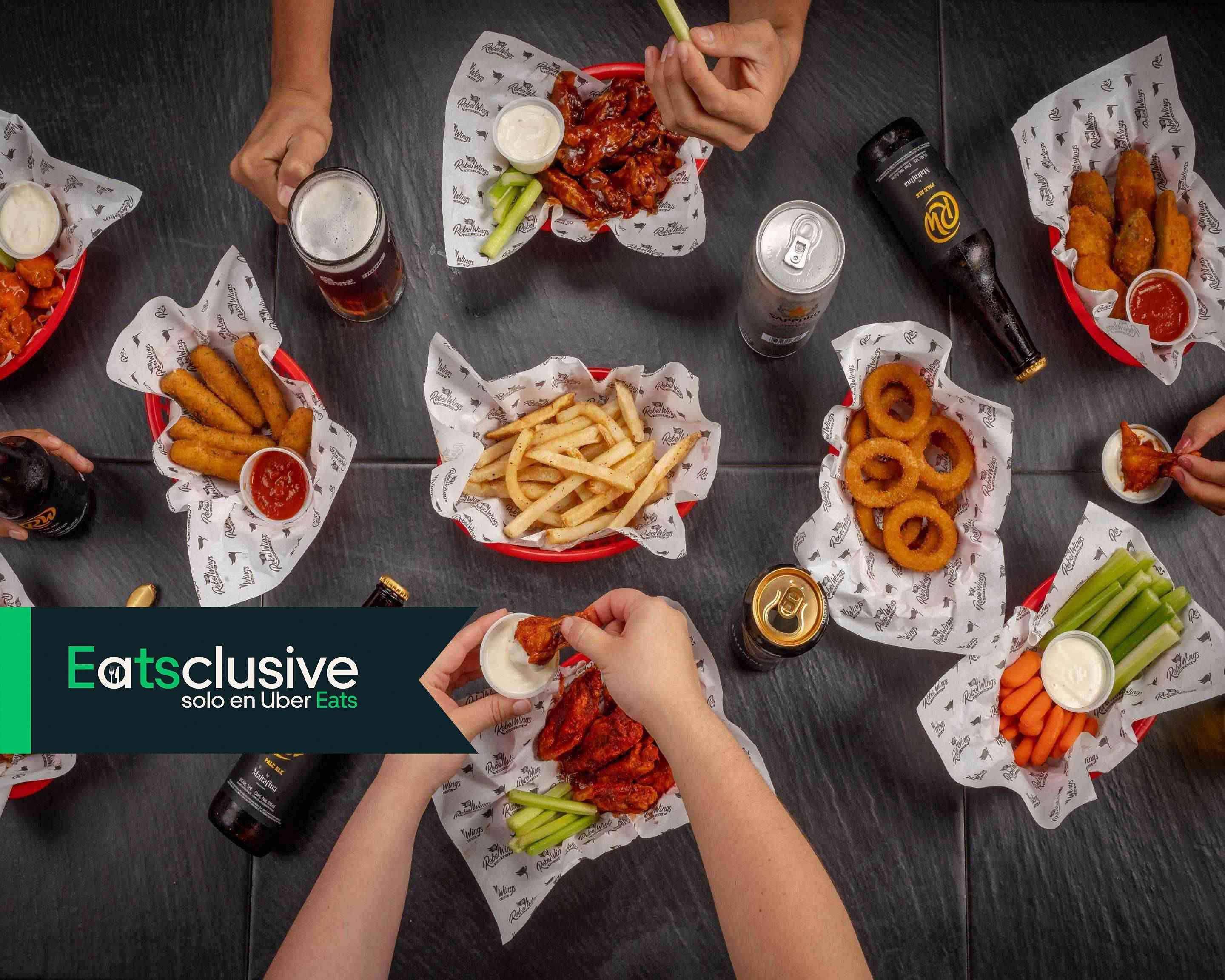 Rebel Wings (Plaza Sendero) Menú a Domicilio【Menú y Precios】Lerma de