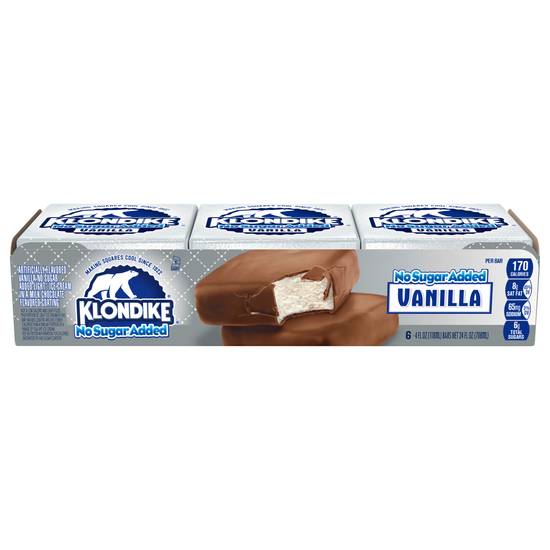 Klondike No Sugar Added Vanilla Ice Cream Bar (6 ct)