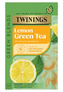 Twinings Lemon Green Tea 20 Tea Bags 40g