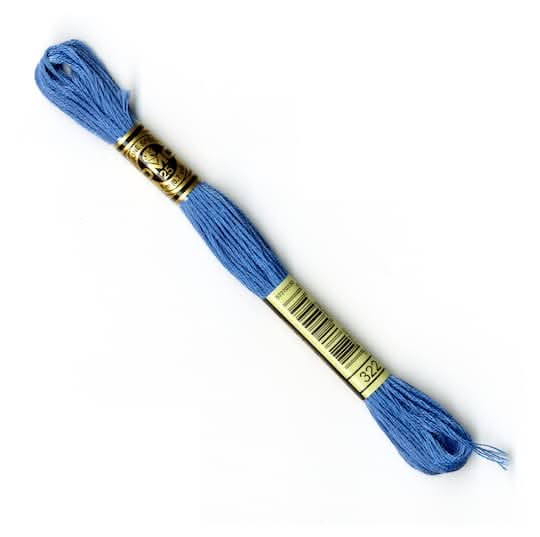 Dmc 6 Strand Embroidery Floss, Blue