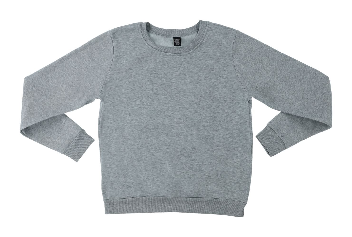 Cozy Fleece Crewneck Large Gray