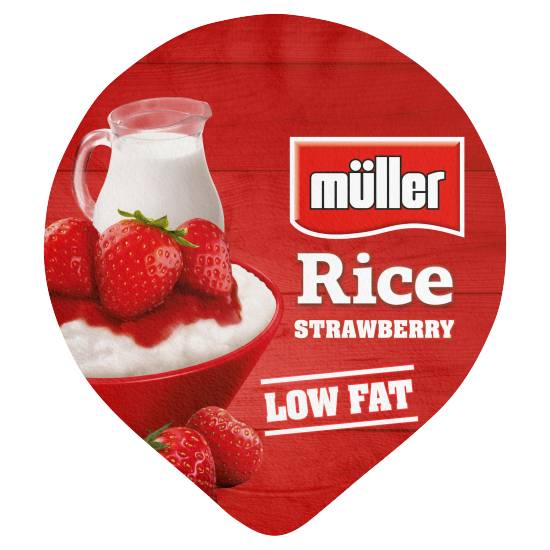 Müller Rice Strawberry Low Fat Pudding Dessert (170g)