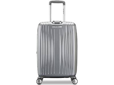 Samsonite Opto 4 Wheeled Spinner Hardside Suitcase (silver)