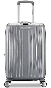 Samsonite Opto 3 Wheeled Spinner Hardside Suitcase, Silver
