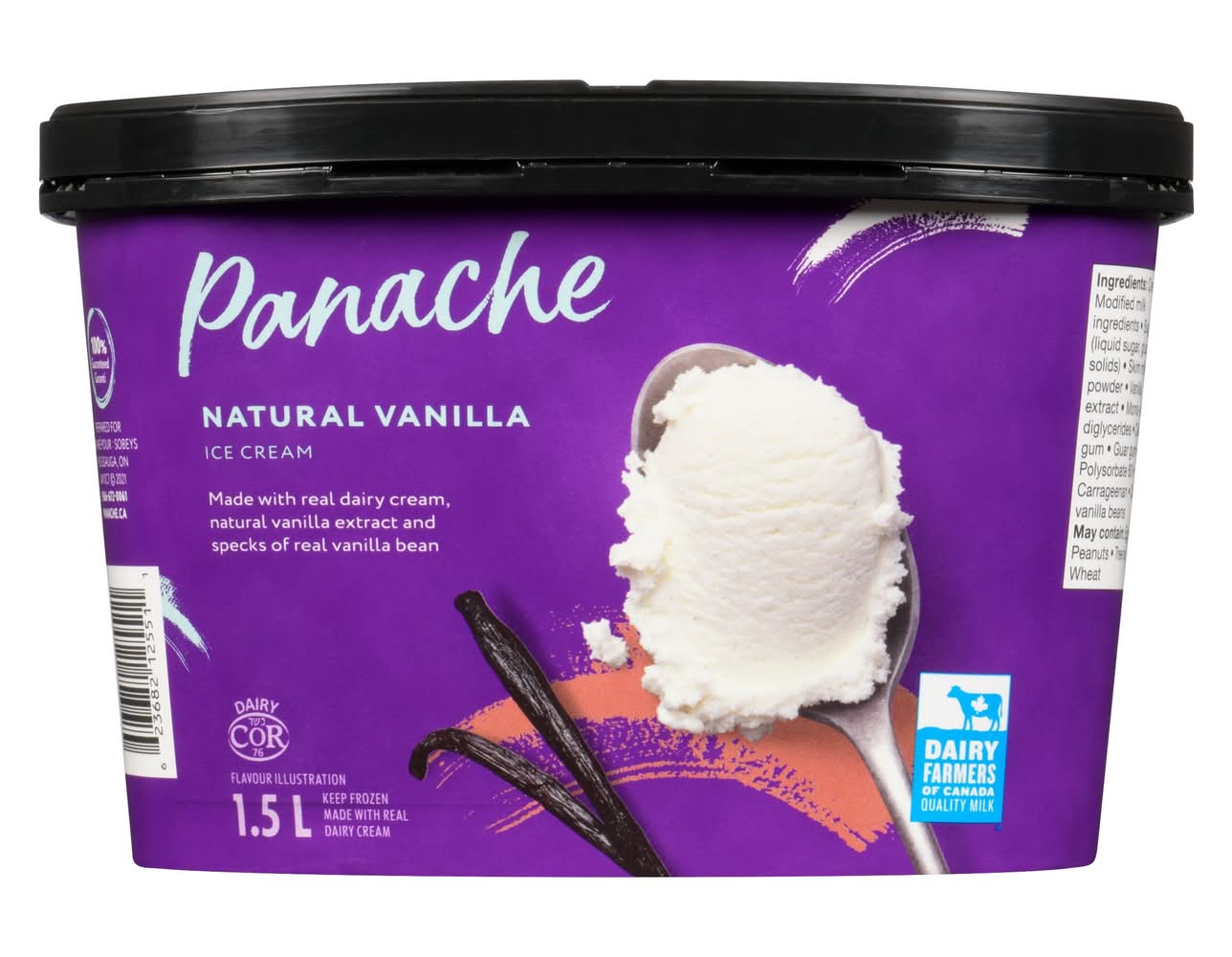 Panache Ice Cream Natural Vanilla, 1.5 L Delivery Near Me | Order 