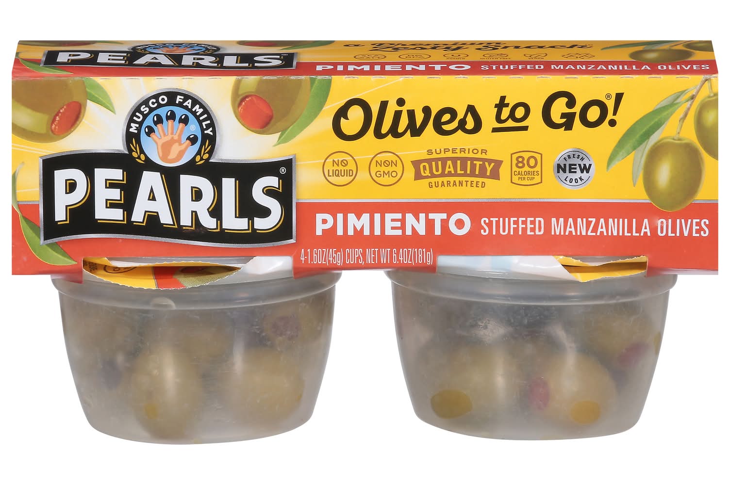 Pearls Pimiento Stuffed Spanish Green Olives (6.4 oz)