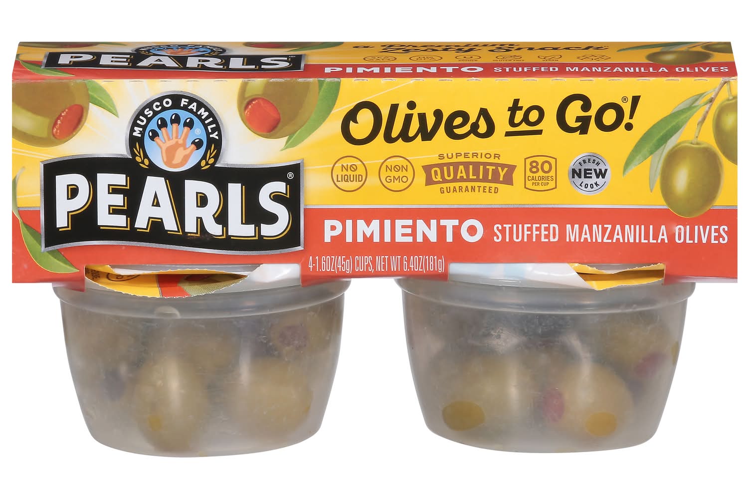 Pearls Pimiento Stuffed Spanish Green Olives (6.4 oz)