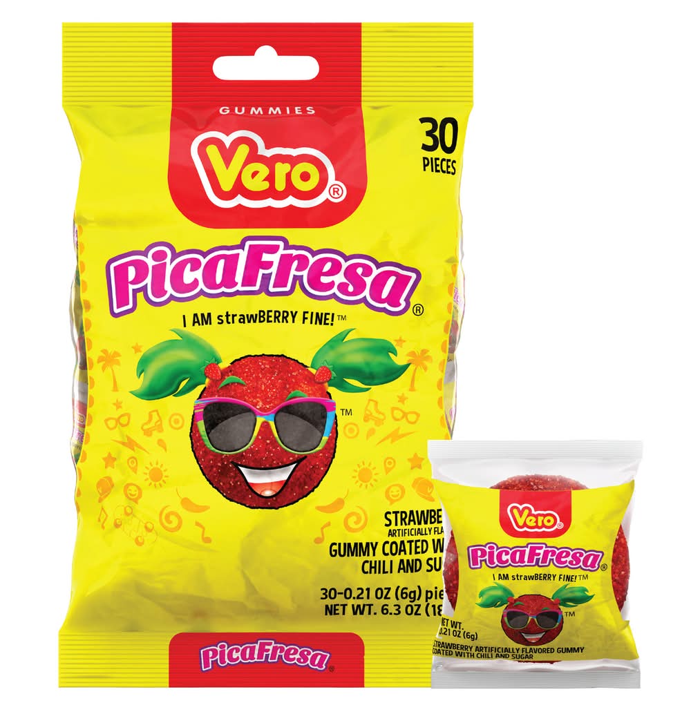 Dulces Vero Pica Fresa Gummy (6.3 oz)