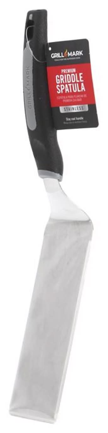 Grill Mark Stainless Steel Black/Silver Griddle Spatula 1 Pk
