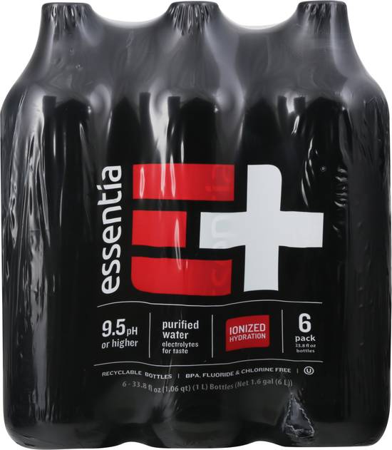 Essentia Purified Water (6 ct, 33.8 fl oz)