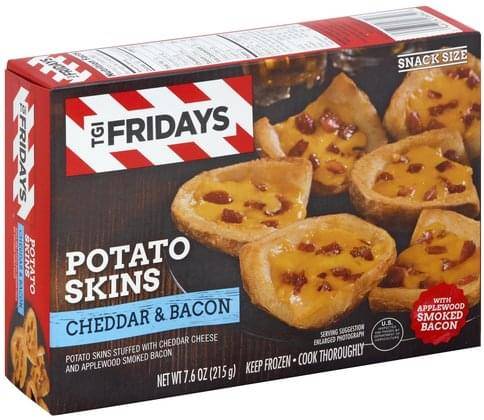 TGI Fridays Cheddar & Bacon Potato Skins Box