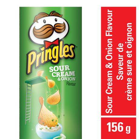 Pringles Sour Cream & Onion Flavour Potato Chips (160 g)