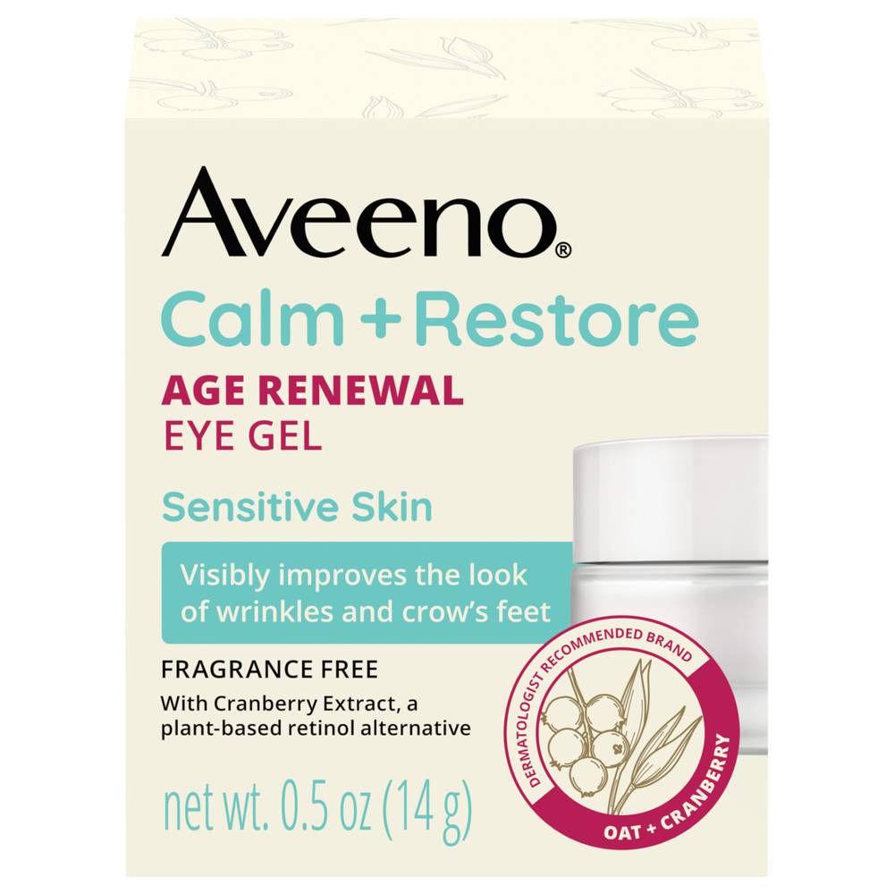Aveeno Calm + Restore Age Renewal Eye Gel For Skin Sensitive Skin