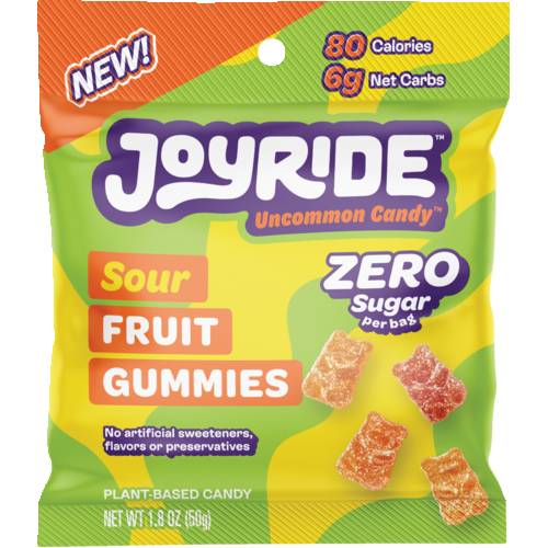 Joyride Sour Fruit Gummies Zero Sugar