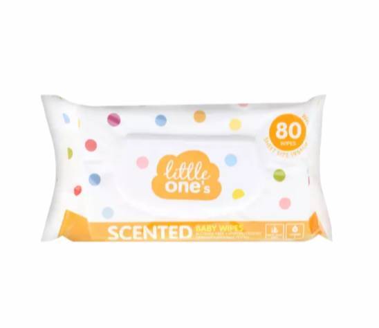 Little Ones Baby Wipes 80pk Scented