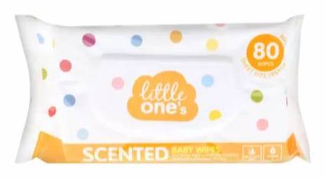 Little Ones Baby Wipes 80pk Scented