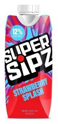 Super Sipz Ready To Drink Splash Margarita, Strawberry (16.9 fl oz)