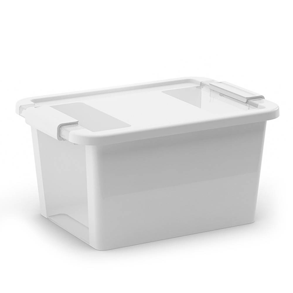 Kis caja de plástico blanca (1 pieza)