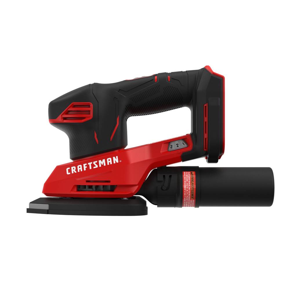 CRAFTSMAN V20 20-Volt Cordless Detail Sander with Dust Management (Bare Tool) | CMCW221B