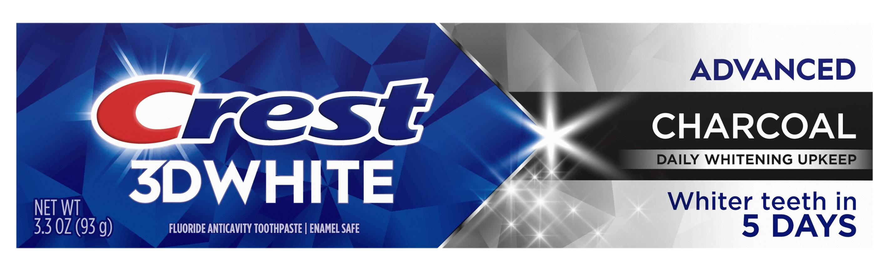 CREST 3D White Advanced Charcoal Teeth Whitening Toothpaste (3.3 oz)