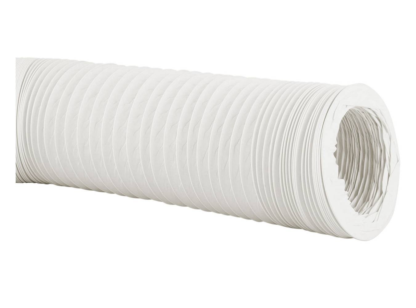 Isoplast ducto secadora 4'' 3 m flexible blanco (1 ducto)