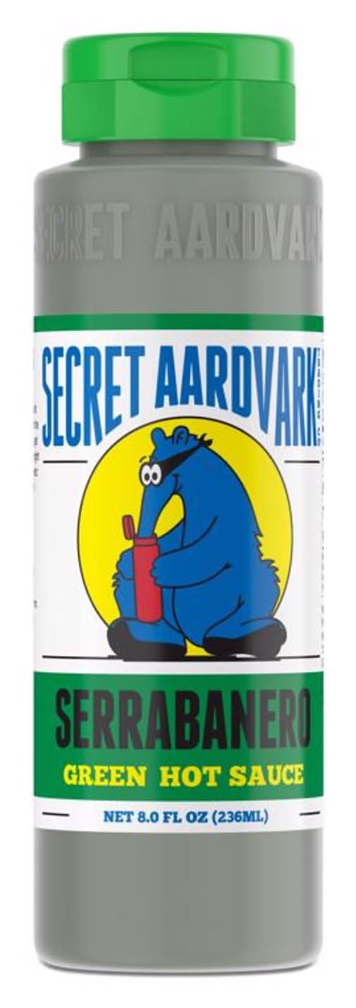 Secret Aardvark Serrabanero Green Hot Sauce 8 Oz