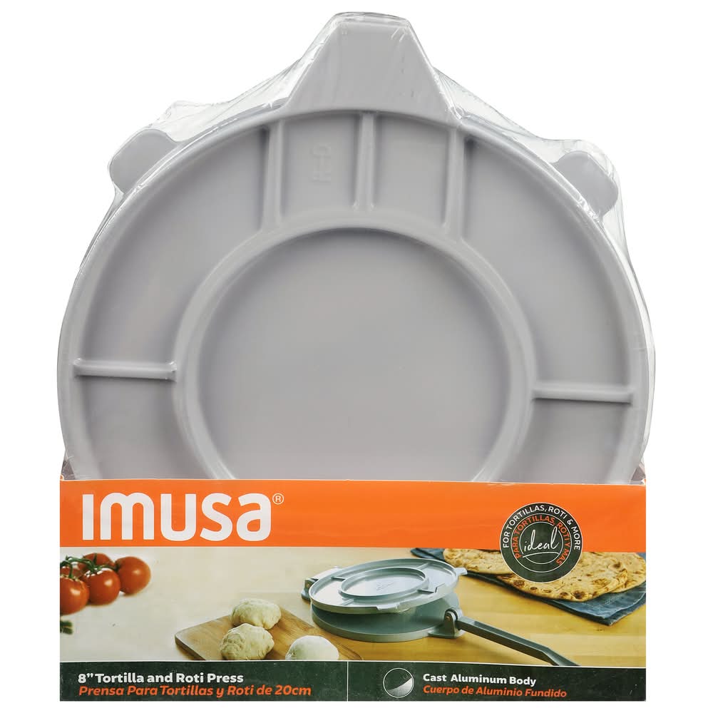 Imusa 8" Cast Aluminum Tortilla Press