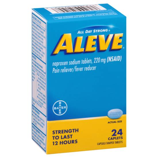 Aleve All Day Strong Pain Reliever Fever Reducer 220mg