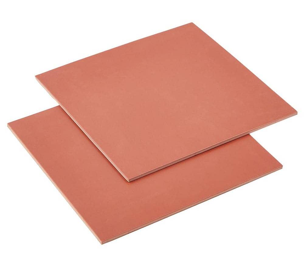 Everbilt 6 In. X 6 In. X 1/8 In. Rubber-Packaging Sheets (2-Pack)
