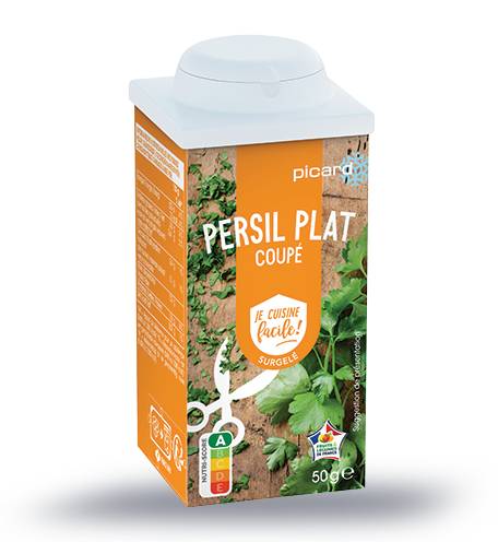 Persil plat coupé
