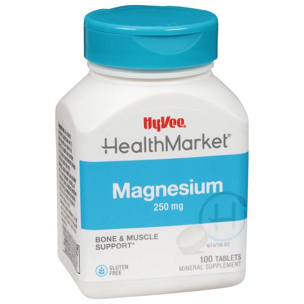 Hy-Vee HealthMarket Magnesium 250mg Tablets