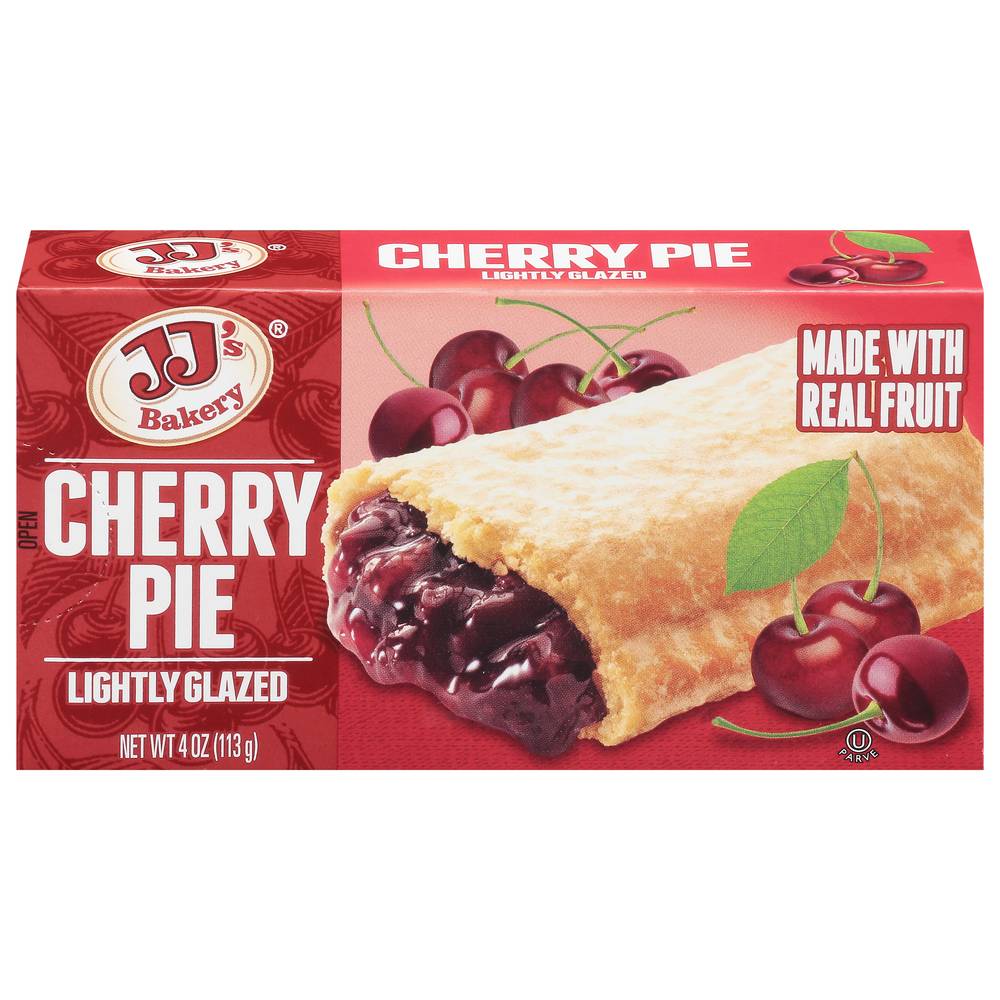 JJ's Bakery Lightly Glazed Pie, Cherry (4 oz)