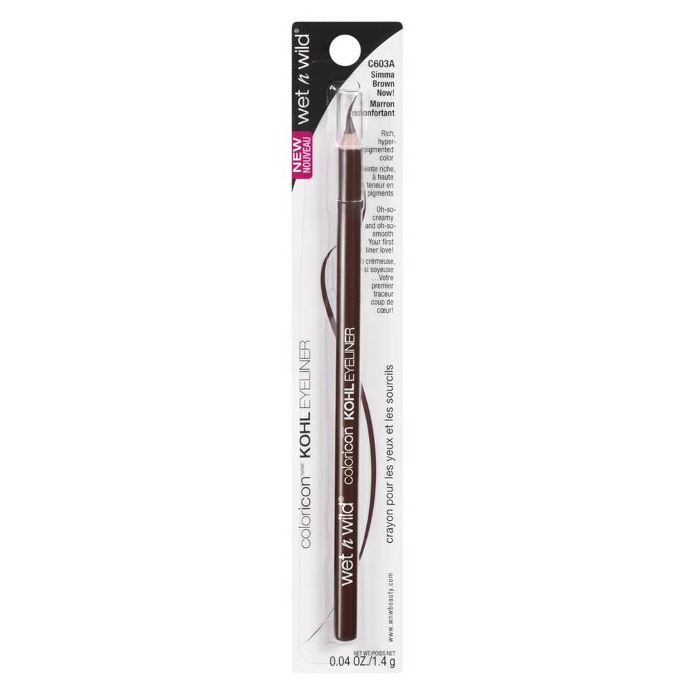 Wet N Wild Color Icon Kohl Eyeliner, Simma Brown Now (1.40 g)