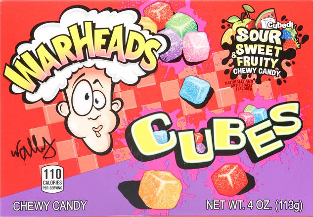 Warheads Chewy Cubes (4 oz)