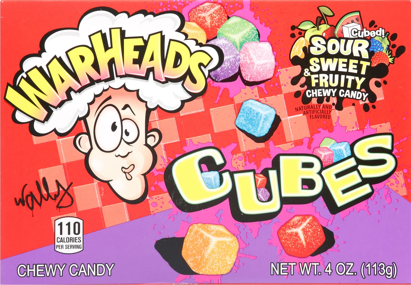 Warheads Chewy Cubes (4 oz)