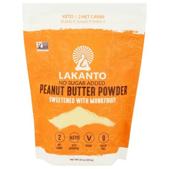 Lakanto Peanut Butter Powder With Monk Fruit (8.5 oz)