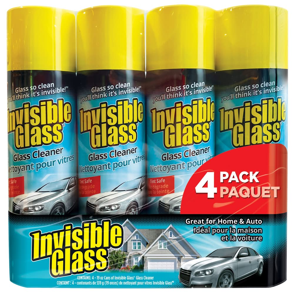 Nettoyant Pour Vitres De Qualité Invisible Glass, 4 × 538 G / Invisible Glass Cleaner 4 X 539 G