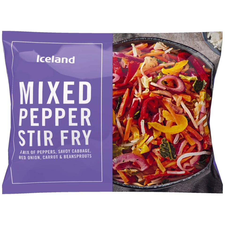 Iceland Mixed Pepper Stir Fry