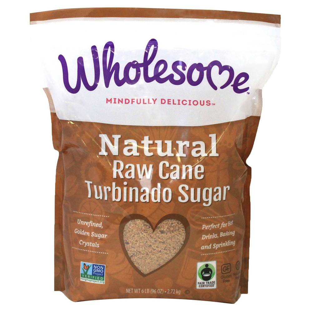 Wholesome Natural Raw Cane Turbinado Sugar