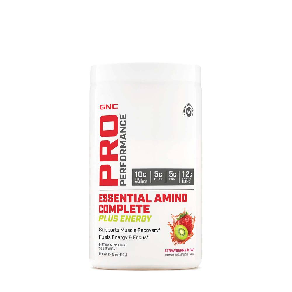 Gnc Pro Performance Essential Amino Complete Plus Energy (15.87 oz) (strawberry kiwi)