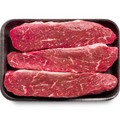 Beef Usda Choice Loin Tri Tip Steak Boneless Thin - 1 Lb