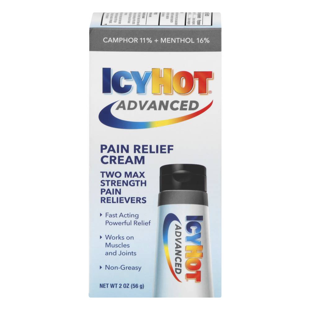 Icy Hot Advanced Two Max Strength Pain Relieving Cream (2 oz)